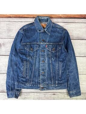 Vintage 1990s Levi's Made in USA Blue Denim Jacket